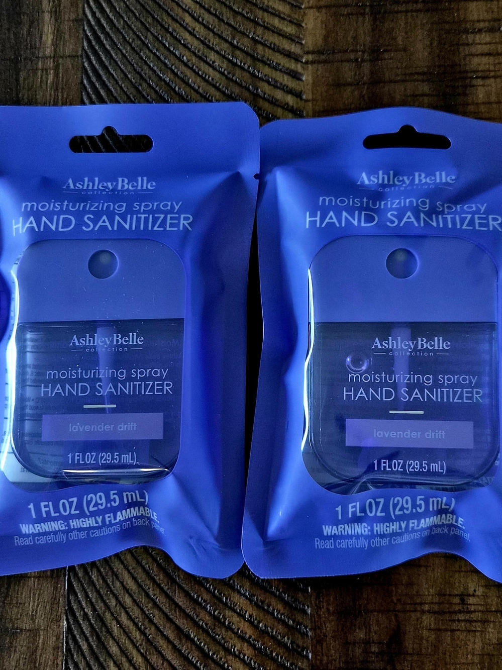 2 Ashley Belle Moisturizing Spray Hand Sanitizer Lavender Drift Brand New Sealed